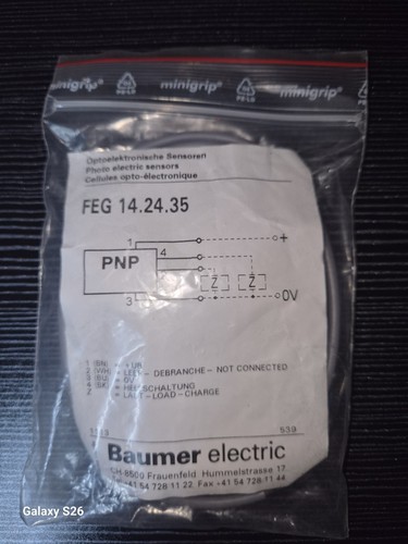 Baumer electric feg 35 - baumer, 14.24.35