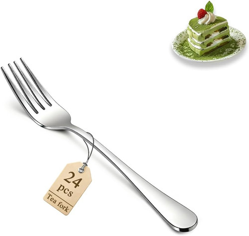 Kuchengabel set mit stück - kuchengabel,